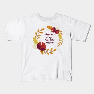 Autumn is my favorite season Kids T-Shirt